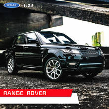 Модель автомобиля welly Range Rover Sport Edition, имитация автомобиля из сплава, украшение для коллекции, подарок, игрушка, литье под давлением, для мальчика, 1:24 2024 - купить недорого