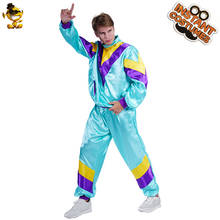 Disfraz Hippie de Halloween para hombre y mujer, ropa Hippie de los 70 y 80, ideal para fiestas de Cosplay, ropa para parejas 2024 - compra barato