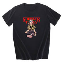 Camiseta de Stranger Things TEMPORADA 3 para mujer, camiseta al revés, camisas de manga corta de algodón para hombre, ropa de calle, camisetas para mujer 2024 - compra barato
