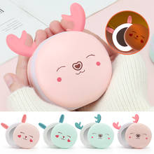 Cute Cartoon Winter Mini Hand Warmer Portable USB Rechargeable Bunny Fawn Power Bank Double Sided Quick Heating 2024 - buy cheap