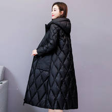 Chaqueta larga con capucha para Mujer, abrigo rojo cálido, coreano, YY1534, Invierno, 2020 2024 - compra barato