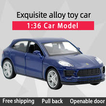 RMZ 1:36 MACAN Small SUV Alloy Diecast Car Model Toy With Pull Back For Children Gifts Toy Collection 2024 - buy cheap