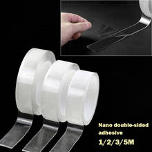1M/3M/5M Nano magic Tape Double Sided Tape Transparent No Trace Reusable Waterproof Adhesive Tape Cleanable Double-sided Tape 2024 - buy cheap