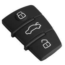 Резиновый чехол для ключей, 3 кнопки, умный чехол для ключей, чехол для Audi A3 A4 A6 A8 TT Q7 S6, Новое поступление 2024 - купить недорого