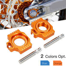 Ajustador de cadena de motocicleta, bloques de eje para KTM 1290 Super Adventure/T/R/S 690 Enduro/R SMC/R 950 990 1050 1090 Adventure 2024 - compra barato