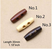 Largura 25 tamanhos: 30mm botões buzina formato de azeitona em forma de azeitona para costura em madeira acessórios diy para scrapbooking de vestuário (argolas) 2024 - compre barato