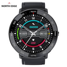 North edge relógio digital inteligente, esportivo, fitness, masculino, bluetooth para android ios, relógio masculino, montre 2024 - compre barato