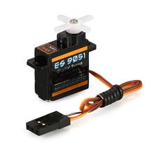 Emax es9051 engrenagem digital plástica, servo 4.8v 0.8kg 0.09 seca/60 graus para rc fpv avião com asa fixa, acessórios copter, 1 peça 2024 - compre barato