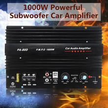 12v 1000w carro de áudio alta potência amplificador amp board poderoso subwoofer baixo amp PA-80D 2024 - compre barato