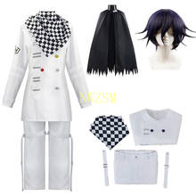 Anime Danganronpa V3 Kokichi Oma, uniforme, conjunto de bufanda, capa, disfraz de Cosplay 2024 - compra barato