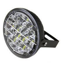 Lámpara antiniebla redonda para coche, luz blanca brillante de conducción DRL, 12V, 18LED, 2 uds. 2024 - compra barato