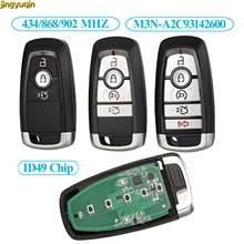 Jingyuqin 5pcs Remote Smart Car Key 434/868/902MHz ID49 For Ford Mondeo Mustang Fusion F-250 F-350 F-450 F-550 M3N-A2C93142600 2024 - buy cheap