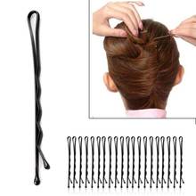 Hot Sale 60Pcs/Set Black Invisible Hair Clips Unisex Metal Bobby Pins   High Quality Simple Durable Hair Styling Accessories 2024 - buy cheap