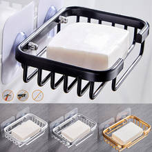 1Pc Wall-mounted Drain Soap Holder Bathroom Shower Storage Shelf Self Adhesive Sponge Dishes 2024 - buy cheap