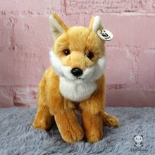 Muñeco de peluche de la vida Real de Firefox para niños, regalos de cumpleaños, muñecos de zorros rellenos suaves, regalo bonito 2024 - compra barato