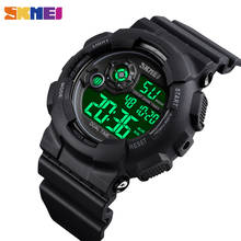 SKMEI-reloj deportivo de lujo para hombre, cronómetro militar, resistente al agua, pulsera con cuenta atrás, Digital 2024 - compra barato