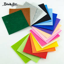Booksew 15x15CM Handicrafts Different Color  100% Polyester Felt Fabric Dolls Interior Decoration Shoes Materials 1MM Thick 2024 - buy cheap
