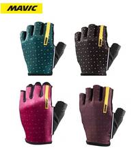 2020 MAVIC Cycling Anti-slip Anti-sweat Men Women Half Finger Gloves Breathable Anti-shock Sports Gloves MTB Bike Bicycle Glove 2024 - buy cheap