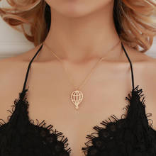 Ожерелье с подвеской в виде воздушного шара золотистого/розового/золотистого/серебристого цвета 2024 - купить недорого