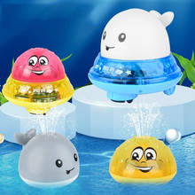 Infant Bath Toys Rotate Electric Induction Sprinkler Ball with Light Music Toys for Children Swimming LED Water Spray Ball Toys 2024 - buy cheap