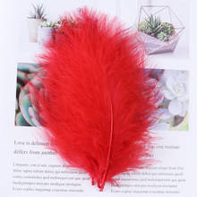 Wholesale Marabou Feathers for Crafts Jewelry Making Accessories Decoration Feather 12-18cm Earring Turkey Plume 100PCS/BAG 2024 - buy cheap