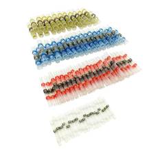 GTBL 50pcs Solder Seal Wire Connector Sopoby Solder Seal Heat Shrink Butt Connectors Terminals Copper(23Red 12Blue 10White 5Yell 2024 - buy cheap