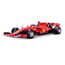 Burago 1/18  Simulation Metal car model Toy For Ferrari F1 2019 SF90 Formula One Diecast Metal Model toy Kimi Raikkonen with box 2024 - buy cheap
