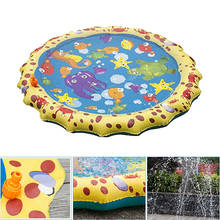 Colchoneta rociadora inflable para niños, cojín de agua pulverizada, colchoneta de agua para juegos, almohadilla de playa, almohadilla rociadora de césped para piscina 2024 - compra barato