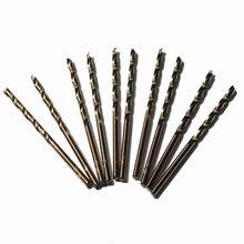 10PCS/set HSS M35 Co5% steel made 7/64"stainless steel Drilling Twist Drill Bit Straight Shank specially for stainless steel 2024 - buy cheap
