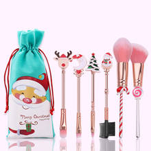 Makeup Christmas Brushes Set For Foundation Powder Blush Eyeshadow Concealer Lip Eye Make Up Brush Cosmetics Beauty Tools кисти 2024 - buy cheap