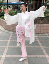 Roupa de performance de kung fu bordado unissex personalizada, uniforme tai chi taiji wushu 2024 - compre barato