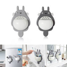 Cartoon animals Home Bathroom Toothbrush Wall Mount Holder Sucker Suction Organizer bathroom shelf wash supplies Free Shipping 2024 - buy cheap