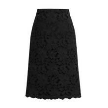 Spring Summer 2022 Bodycon Lace Midi Skirts Womens Fashion High Waist Office Lady Black Skirts 5XL 6XL Plus Size Feminino 2024 - buy cheap