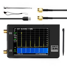 Портативный анализатор спектра TinySA, ручной миниатюрный анализатор частоты от 100 кГц до 960 МГц, вход MF/HF/VHF UHF, генератор сигналов 2024 - купить недорого