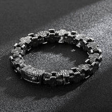 Pulsera para hombre de acero inoxidable 316L, joyería de moda europea y americana, estilo hip-hop 2024 - compra barato