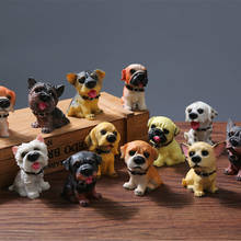DUNXDECO Decoration Accessories Miniature Figurine Resin Craft Kawaii 12pcs/lot Famous Dogs Lovely Animals Style Garden Decorate 2024 - buy cheap