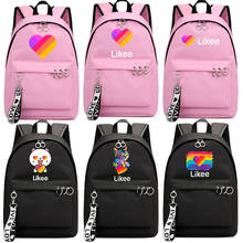 LIKEE Video 1 App Bag Likee Backpack Laptop Backpack School Bags for Teenage Girls Russian Styles Zipper Bookbag  2020 New 2024 - buy cheap