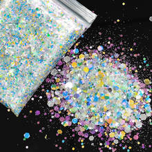 1Kg/Bag Wholesale Nails Art Glitter Sequins Shiny Flakes Holographic Nail Decorations Multi-color Nail Sparkly Spangles Tr#074 2024 - купить недорого