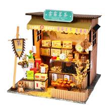 House wooden model kits DIY Chinese Tea House shop model kits include English manuals 2024 - buy cheap