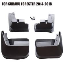 4pcs Car Fender Flares for Subaru Forester 2014-2018 Front Rear Splash Guards Mud Flaps Mudguards Mudflap  YC101052 2024 - buy cheap