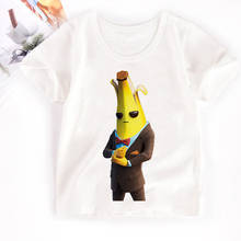Funny Banana Clothes Baby T-shirt Kids Short Sleeve Shirt Girls Top Boy Clothing Skeleton Girls T-shirt Baby Girl Summer Tshirt 2024 - buy cheap