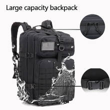 Mochila táctica multifuncional de gran capacidad para hombre, mochila 3P con espalda suave, impermeable y a prueba de insectos, ideal para senderismo y Camping 2024 - compra barato