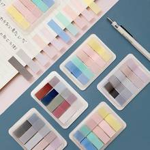 600 Sheet Morandi Color Sticky Notes Memo Pad Planner Bookmark Index Label Sticker To Do List Sheet School Office Stationery 2024 - buy cheap