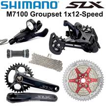 SHIMANO SLX M7100 Groupset 1x12 Speed MTB Mountain Bike SunRace CSMZ903 Cassette Sprocket M7100 Rear Derailleur BOX chain 2024 - buy cheap