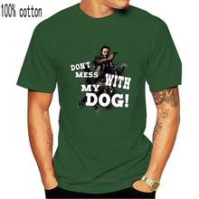 John Wick Fan-art Design T-Shirt Don't Mess with My Dog T-Shirt Brand Cotton Men Clothing Male Slim Fit T Shirt Top Tee 2024 - buy cheap