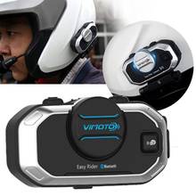 English Version Easy Rider Vimoto V8 Headset Helmet Motorcycle Stereo Headphones For Mobile Phone And Gps Radio 2 Way 2024 - buy cheap