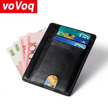 Hot Men Credit Card Holder RFID Blocking Men Wallet Automatic Hasp Male Purse Leather Bank Card Wallets Business ID Card Holder 2024 - buy cheap