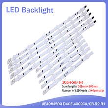 10pçs tamanhos de led para samsung D4GE-400DCA-R2 40 ", para tv ue40h5270 ueue40j5600 2024 - compre barato