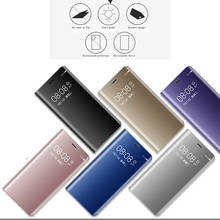 Зеркальный флип-чехол для телефона для huawei Honor 10 9 Lite V20 V10 8X Коврики 30 20 10 P20 P10 P30 Lite Nova 5i Pro Чехол с подставкой Чехол 2024 - купить недорого