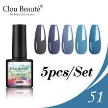 Clou Beaute-Juego de 5 unids/set de esmalte de uñas en Gel, 130 colores, 8ml 2024 - compra barato